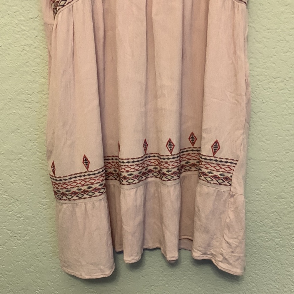 Knox Rose Pink Embroidered Scoop-Neck Dress - Picture 4 of 6